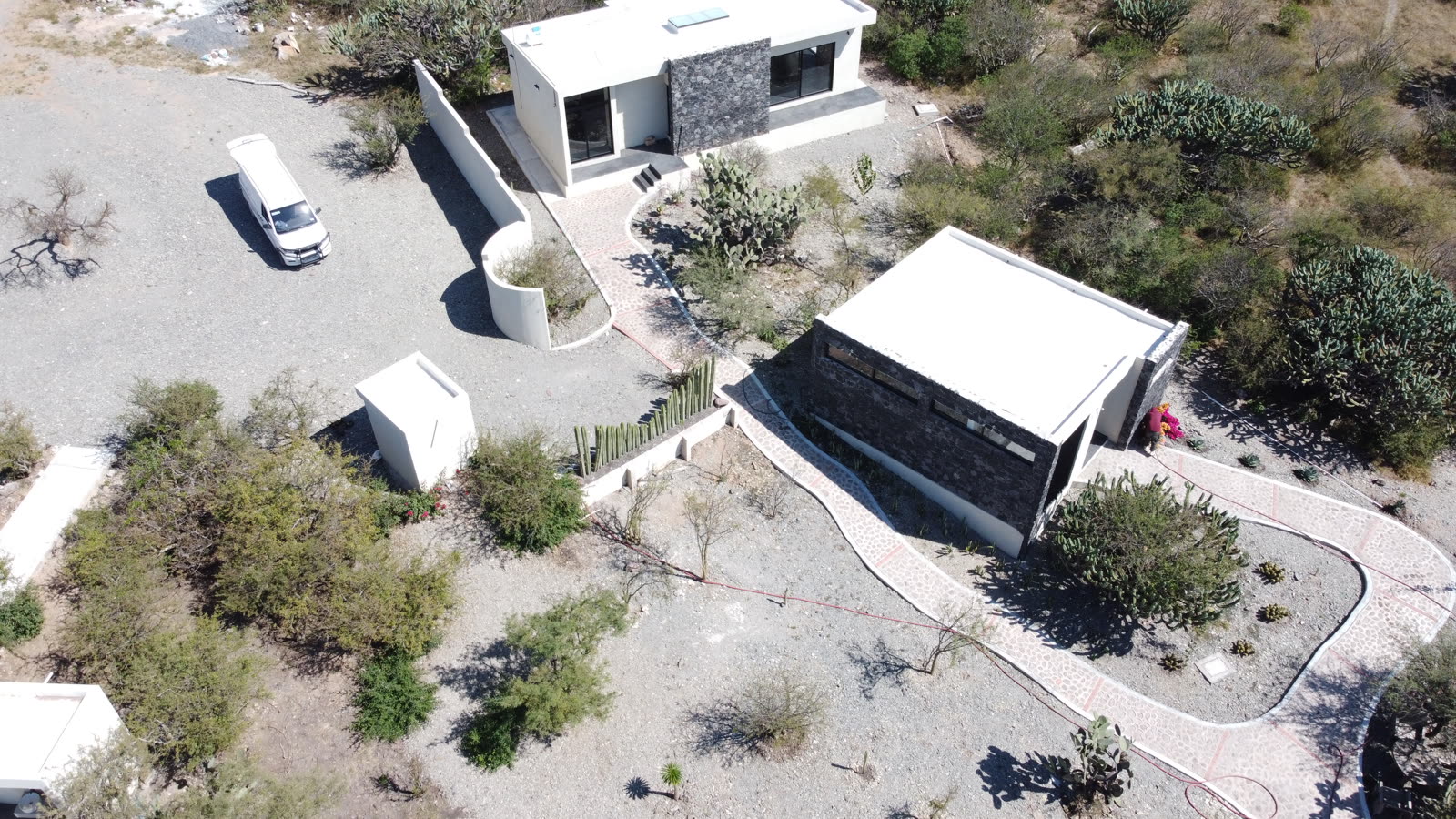 Vista aérea del proyecto Rancho El Domingo en Los Cerritos, Querétaro